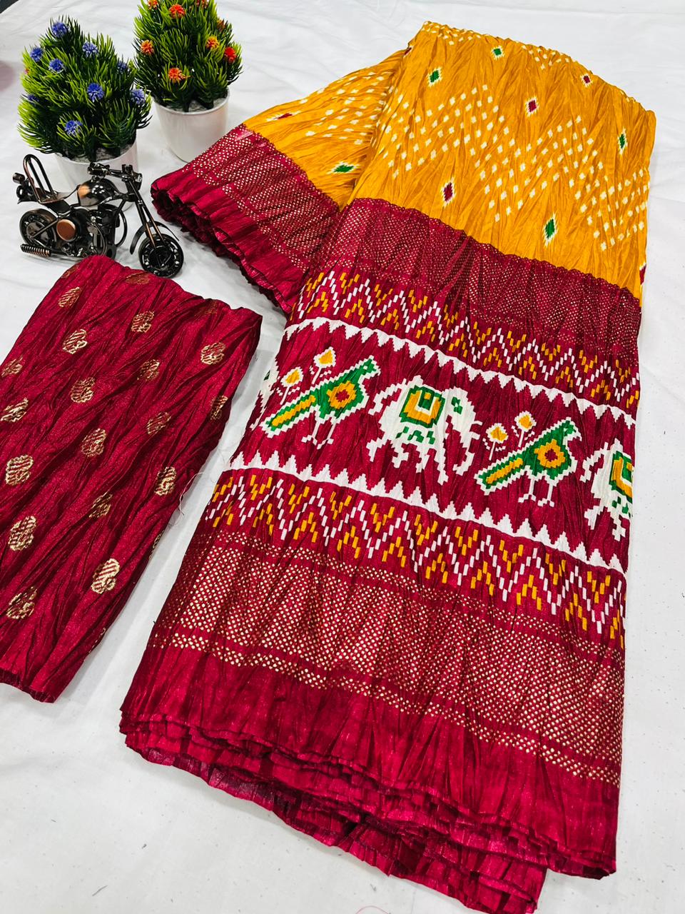 Wow Heavy Printed Designer Non Catalog Sarees